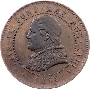 Vatican City, 4 Soldi 1868, Rome
