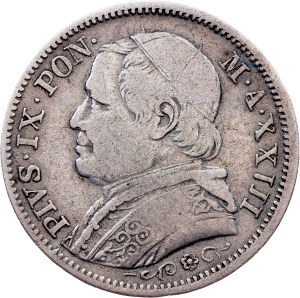 Vatican City, 1 Lira 1869, Rome