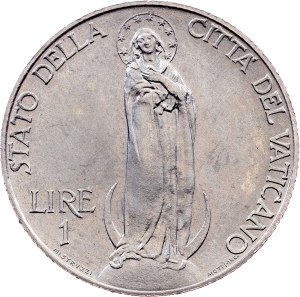Vatican City, 1 Lira 1929