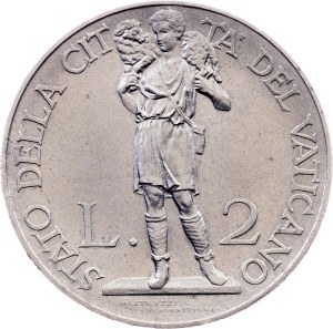Vatican City, 2 Lire 1929