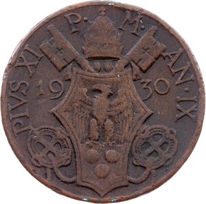 Vatican City, 10 Centesimi 1930, Rome