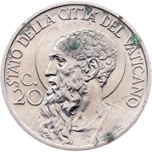 Vatican City, 20 Centesimi 1930, Rome