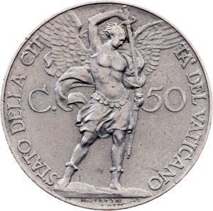 Vatican City, 50 Centesimi 1930, Rome
