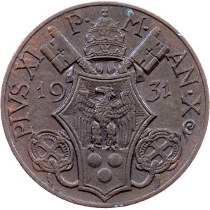 Vatican City, 10 Centesimi 1931, Rome