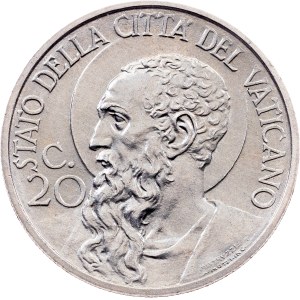 Vatican City, 20 Centesimi 1931, Rome