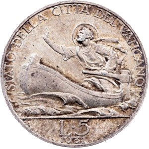 Vatican City, 5 Lire 1931