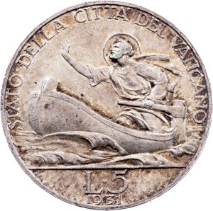 Vatican City, 5 Lire 1931