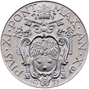 Vatican City, 50 Centesimi 1931, Rome