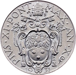 Vatican City, 50 Centesimi 1931, Rome