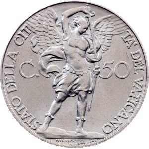Vatican City, 50 Centesimi 1931, Rome