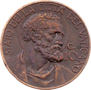 Vatican City, 10 Centesimi 1932, Rome