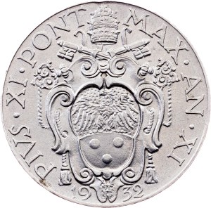 Vatican City, 2 Lire 1932