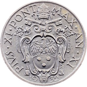 Vatican City, 20 Centesimi 1932, Rome