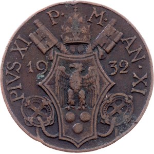 Vatican City, 5 Centesimi 1932, Rome