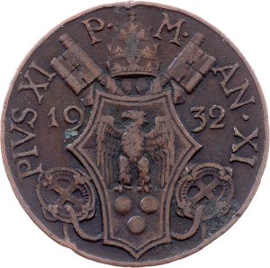Vatican City, 5 Centesimi 1932, Rome