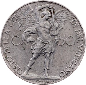 Vatican City, 50 Centesimi 1932, Rome
