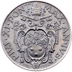 Vatican City, 1 Lira 1933-1934