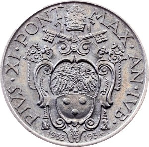 Vatican City, 1 Lira 1933-1934