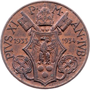 Vatican City, 10 Centesimi 1933, Rome