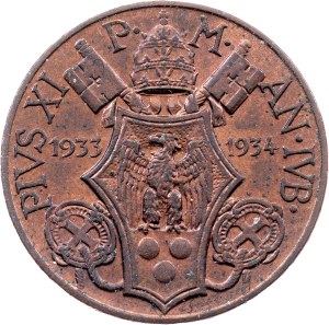 Vatican City, 10 Centesimi 1933, Rome