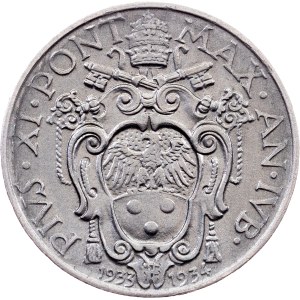 Vatican City, 20 Centesimi 1933-1934, Rome