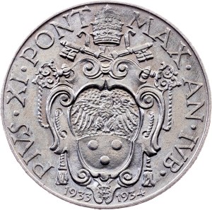 Vatican City, 50 Centesimi 1933-1934, Rome