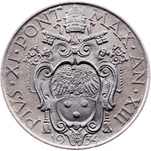 Vatican City, 1 Lira 1934