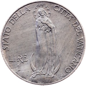 Vatican City, 1 Lira 1934