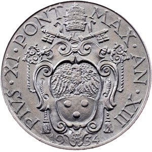 Vatican City, 50 Centesimi 1934, Rome