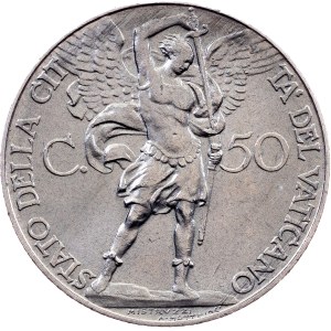Vatican City, 50 Centesimi 1934, Rome