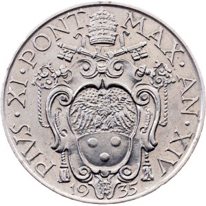 Vatican City, 1 Lira 1935