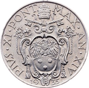 Vatican City, 1 Lira 1935