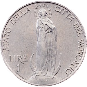 Vatican City, 1 Lira 1935