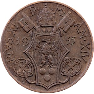 Vatican City, 10 Centesimi 1935, Rome