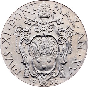 Vatican City, 2 Lire 1936