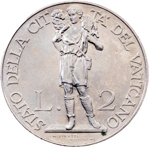 Vatican City, 2 Lire 1936