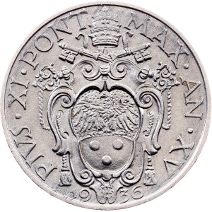 Vatican City, 20 Centesimi 1936, Rome
