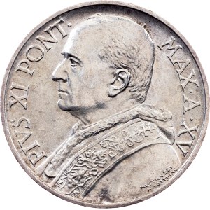 Vatican City, 5 Lire 1936