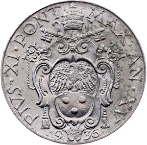 Vatican City, 50 Centesimi 1936, Rome