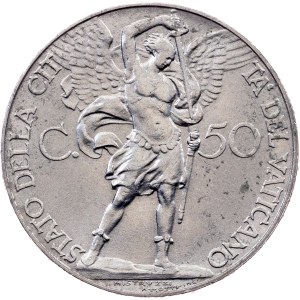 Vatican City, 50 Centesimi 1936, Rome