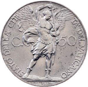 Vatican City, 50 Centesimi 1936, Rome