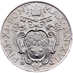 Vatican City, 1 Lira 1937