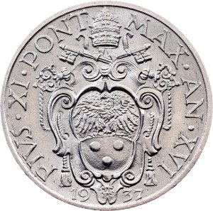 Vatican City, 20 Centesimi 1937, Rome