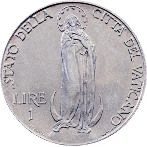 Vatican City, 1 Lira 1940, Rome