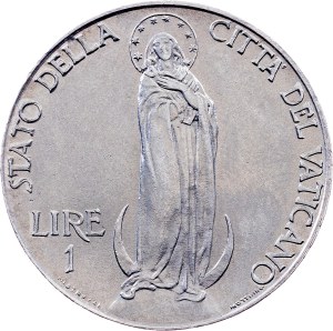 Vatican City, 1 Lira 1940, Rome