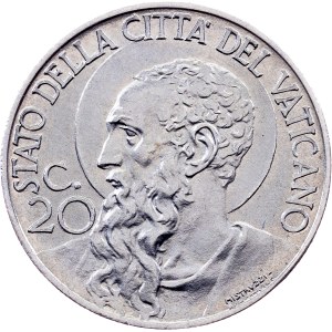 Vatican City, 20 Centesimi 1940
