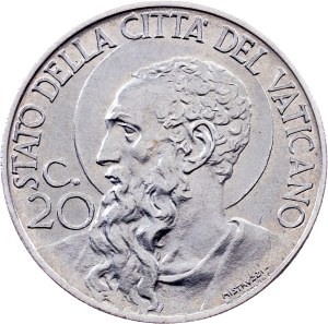 Vatican City, 20 Centesimi 1940