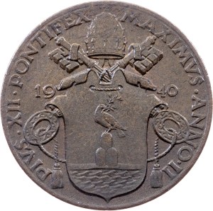 Vatican City, 5 Centesimi 1940, Rome