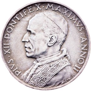 Vatican City, 5 Lire 1940, Rome