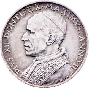 Vatican City, 5 Lire 1940, Rome